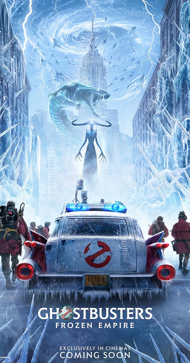 Vaiduoklių medžiotojai: sustingę iš baimės / Ghostbusters: Frozen Empire (2024)